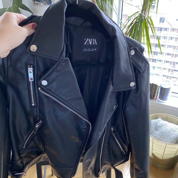 ZARA Leather Jacket - Picture 3 of 4